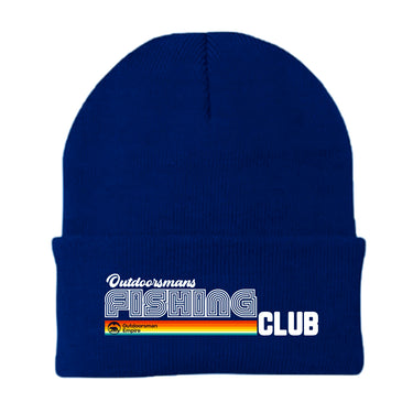 Outdoorsman Fishing Club Disco Embroidered Beanie